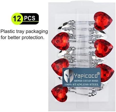 Shower Curtain Hooks Rings for Bathroom - Image 7
