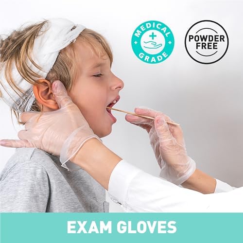 OKIAAS Clear Vinyl Disposable Gloves, Latex-Free, Powder-Free - Image 4