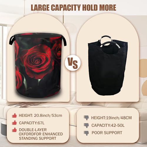 Laundry Hamper, Clothes Storage Bucket Toy Organizer - Image 4
