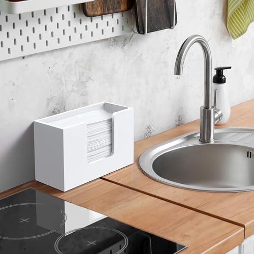 Paper Towel Dispenser Countertop, Wooden Bathroom Paper Towel Holder, - Image 6