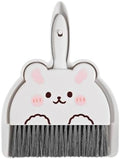 Portable Hand Broom and Dustpan Set, Cute Mini Broom and Dustpan Set by Unknown