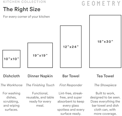 GEOMETRY Tea Towels – Spring & Summer Collection – Quick-Dry, Ultra-Absorbent - Image 7
