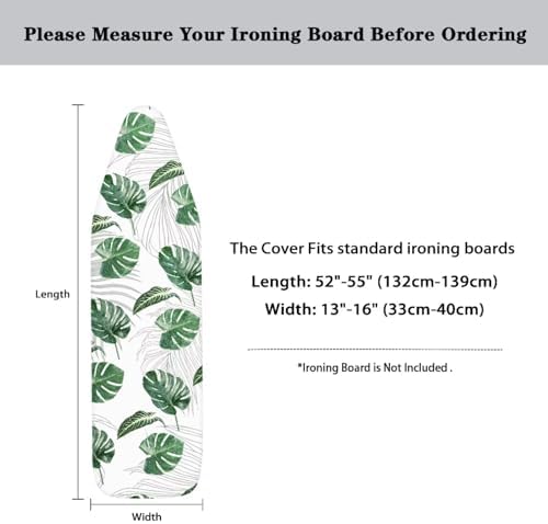 GLENLCWE Green Palm Ironing Board Cover Fits All Standard Sizes, Heavy Duty - Image 5