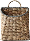 GYASVWU Woven Hanging Basket Water Hyacinth Hanging Wall Basket Wicker Handmade by GYASVWU