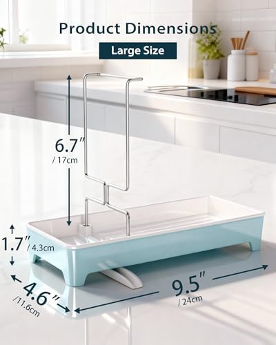 Minimalist Sink Caddy, Rustproof Sponge Holder - Image 3