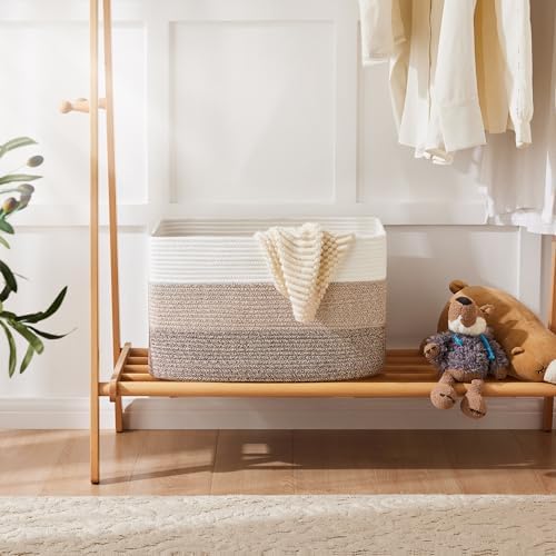 Artfeel Blanket Basket, Rectangle Woven Baskets - Image 4