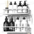 YASONIC Shower Caddy Adhesive, Rustproof Shower Organizer, Large Capacity by YASONIC