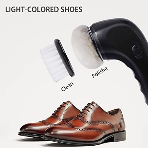 Electric Shoe Cleaner Brush, Electric Shoe Polisher Brush Shoe Shiner Dust - Image 4