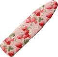 Pink Strawberry Ironing Board Cover, Standard Size Ironing Board Cover by Daulesho
