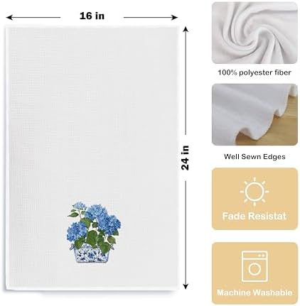 Chinoiserie Kitchen Towels 16x24 Inches - Image 5