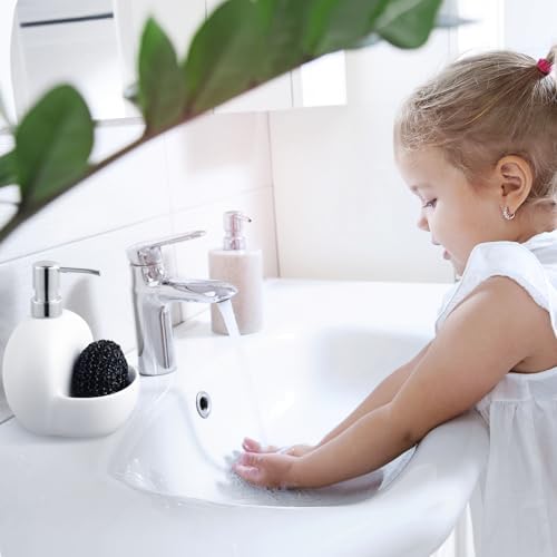 RQYIXI Round Ceramic Dish Soap Dispenser - Image 4