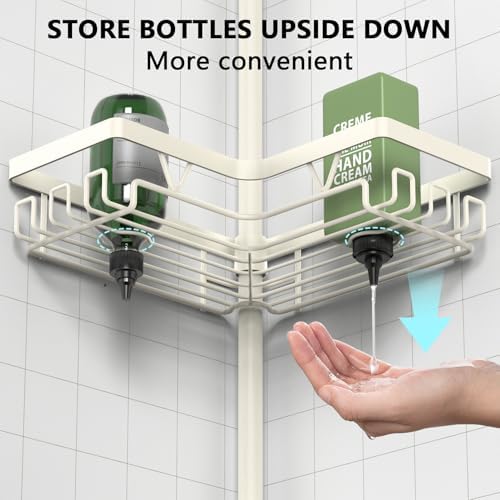 DAOYA Corner Shower Caddy Tension Pole - Image 4