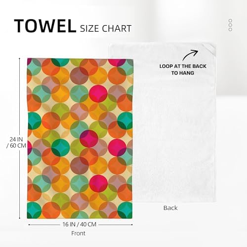 Mid Century Modern Retro Kitchen Towels Decorative Set of 2 16"x24" - Image 2