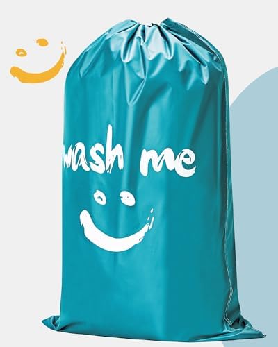 HOMEST 2 Pack XL Laundry Bag 28" x 40", Extra Large Dirty Clothes Organizer - Image 5