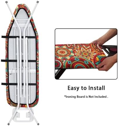 Boho Mandala Flower Print Ironing Protector - Image 4