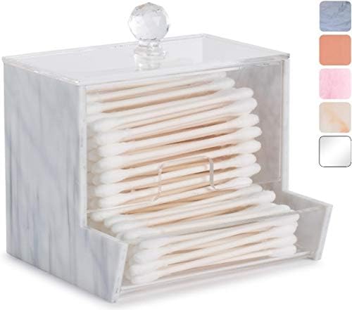 My Space Organizers Marble Acrylic Qtip Holder by MySpaceOrganizers