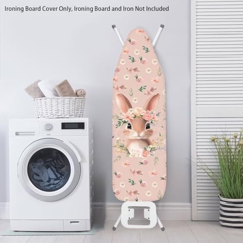 Easter Bunny and Flower Ironing Board Cover Replacement Iron Board Cover Easter - Image 3