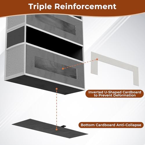 2 Pack 5 Tier Over the Door Organizer - Image 3
