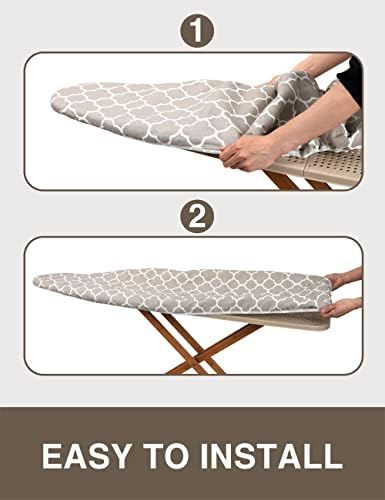 Ironing Board Cover and Pad Extra Thick Natural Cotton - Image 5