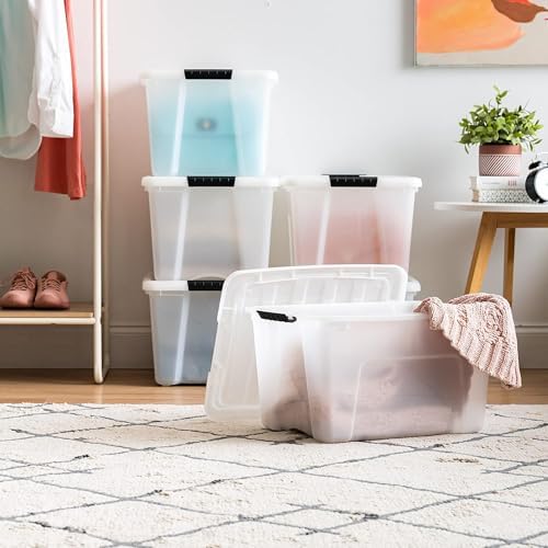 IRIS USA 6-Pack 40 Quart Storage Bins - Image 5