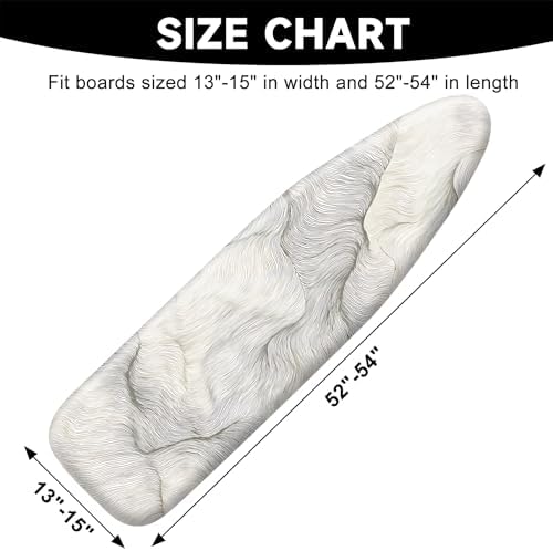 Ironing Board Cover 15"x54"，Standard Ironing Board Replacement Cover，Easy Fit - Image 2