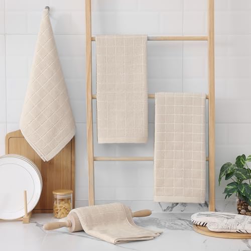 Homaxy 100% Cotton Terry Kitchen Towels, 2 Pack - Image 6