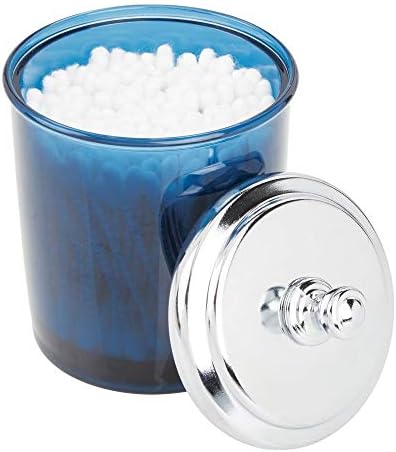 mDesign Bathroom Vanity Storage Organizer Apothecary Canister Jar by mDesign
