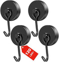MIKEDE Black Magnetic Hooks Heavy Duty 120LB Swivel Strong Magnet Hook by MIKEDE