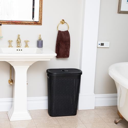 Mind Reader Slim Laundry Hamper - Image 6