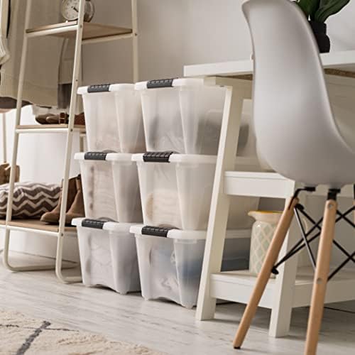 IRIS USA 6-Pack 19 Quart Storage Bins - Image 6