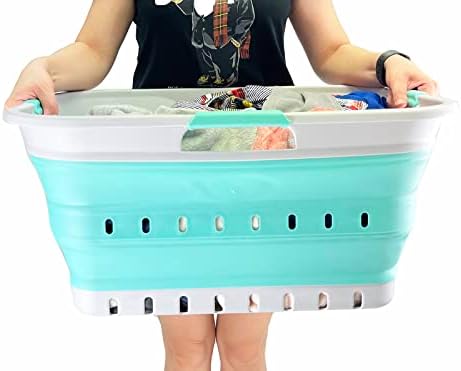 SAMMART 42L Collapsible Plastic Laundry Basket - Image 7