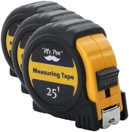 Mr. Pen- Retractable Tape Measure 25 ft, 6 Pack, Easy Read by MrPen