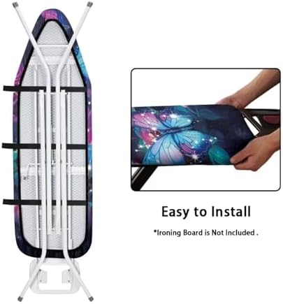 Flashideas Butterfly Rose Ironing Board Cover and Pad 15 x 54 Heavy Duty Iron - Image 5