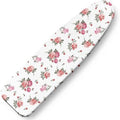 Ironing Board Cover and Pad, Thick Scorch Resistant Padding Pink Flowers Print by Unknown