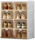 ANTBOX Shoe Organizer Storage Box, Portable Folding Shoe Rack by ANTBOX