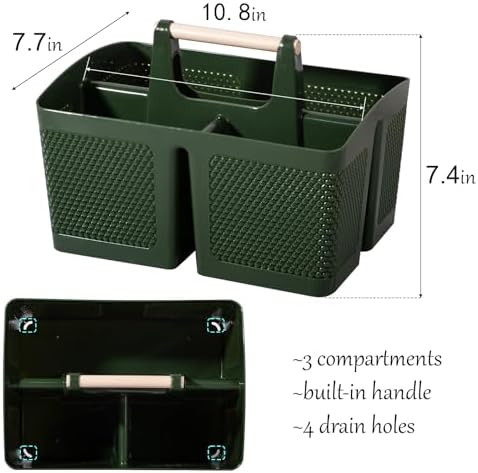Plastic Shower Caddy, Portable Shower Basket - Image 3