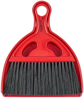 Restaurantware Red and Black Mini Dustpan and Brush Set, 40 Ct by Restaurantware