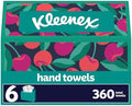 Kleenex Disposable Paper Hand Towels, 6 Boxes, 60 Tissues per Box, Packaging by Unknown