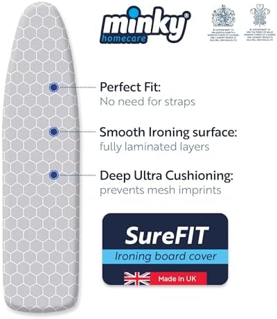 Minky Homecare SureFit Super Soft Ironing Board Cover and Pad - Image 2