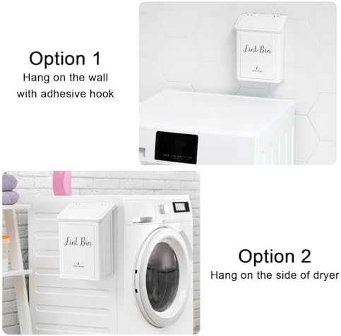 SUBEKYU Magnetic Lint Bin for Laundry Room Organization and Storage - Image 4