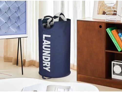 Maxsilan 125L X-Large Laundry Basket, Freestanding Tall Clothes Hamper - Image 7