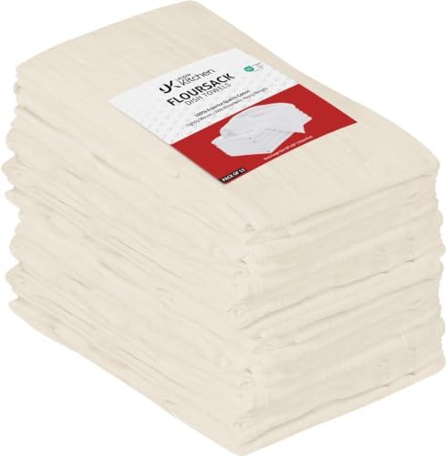 Utopia Kitchen Natural Flour Sack Towels 100% Cotton Tea Towels by UTOPIAKITCHEN