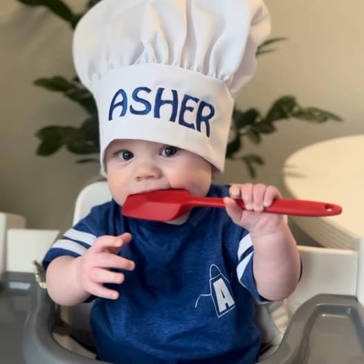The Apron Place Adjustable Professional Chef Hats, Multiple Personalized Embroidered Designs to Choose from, Made in The USA