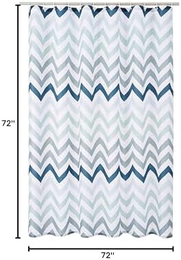 Amazon Basics Bathroom Shower Curtain, Water Resistant Fabric - Image 6