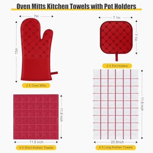Oven Mitts Kitchen Towels Dishcloths - Image 2