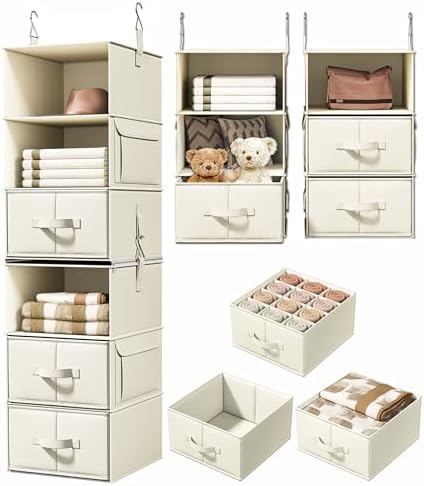 6-Shelf Hanging Closet Organizer by Vailando