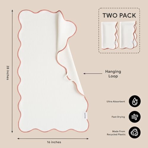 RECYCO Waffle Kitchen Towel Set of 2 - Image 6