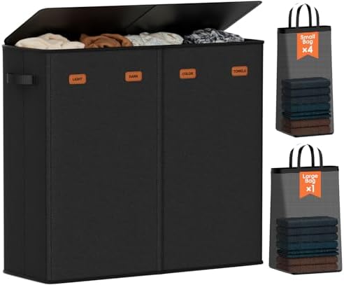 185L Laundry Hamper 4 Section by Vexalora