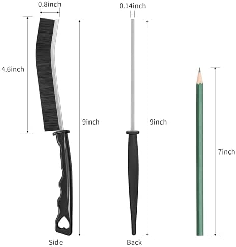 4TH Multi-Purpose Hard Bristle Crevice Cleaning Brush -Deep Reach Gap Cleaning - Image 3