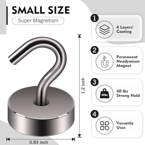 Neosmuk Magnetic Hooks Steel Tube Design - Image 5